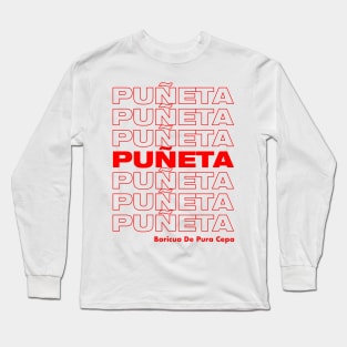 Puñeta Grocery Bag Long Sleeve T-Shirt